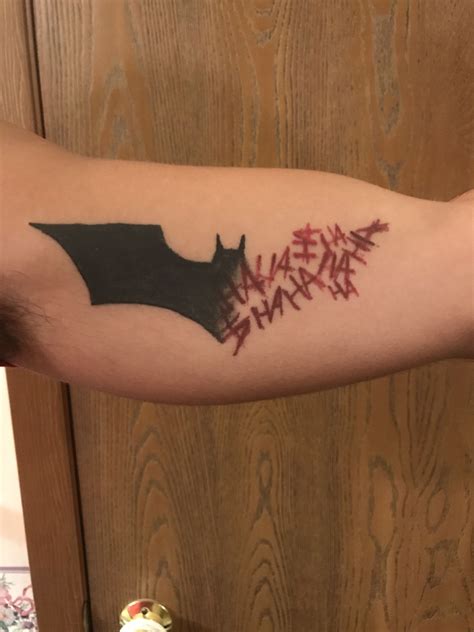 batman joker tattoo